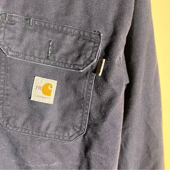 CARHARTT fire resistant men's work shirt 2X - Picture 3 of 5